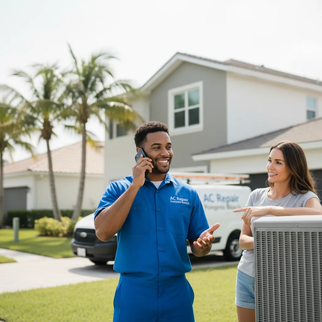AC Repair Pompano Beach customer support in Ballico
